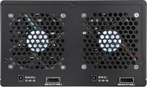 Silverstone Tek RL-TS821S 8 Bay 2.5" SAS/SATA Hard Drive Enclosure to Mini-SAS SFF-8088 with Cables and Adapters in Saudi Arabia