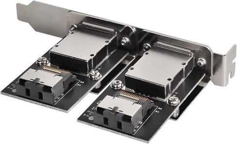 Silverstone Tek RL-TS821S 8 Bay 2.5" SAS/SATA Hard Drive Enclosure to Mini-SAS SFF-8088 with Cables and Adapters in Saudi Arabia
