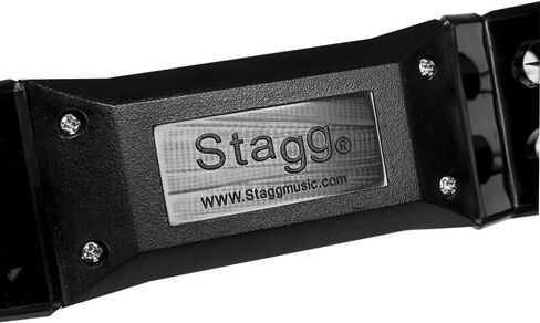 Stagg TAB-2 هاف مون تامبورين - أسود، BK in Saudi Arabia