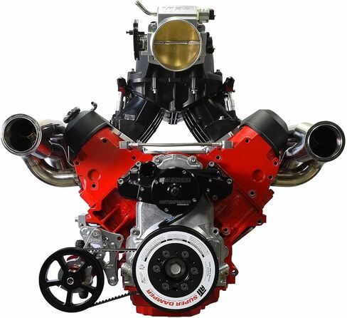 ICT Billet Aluminum LS Engine Low Mount Passenger Side Mechanical Belt Drive Fuel Pump Bracket Compatible with Aeromotive 6-GPM 12-GPM LSX LS1 LS3 LM7 5.3L 5.7L 6.0L 6.2L 551969-LSP1 in Saudi Arabia
