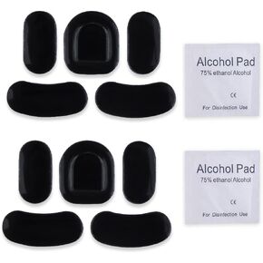 HUYUN 2 Sets Rounded Curved Edges Mouse Skatez & Mouse Feet & Mice Feet & Mouse Skates Compatible for Razer Viper Mini Se Mouse (White)