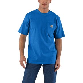 Carhartt Men's Big & Tall Loose Fit Heavyweight Short-Sleeve Pocket T-Shirt, Aventurine