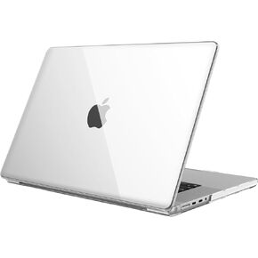 Fintie Case for MacBook Pro 16 Inch A3403 A3186 A2991 A2780 A2485 (2024 2023 2022 2021 Release) - Protective Snap On Hard Shell Cover for MacBook Pro 16" M4/M3/M2/M1 Pro/Max Chip (Crystal Clear)