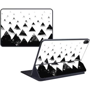 MightySkins Skin Compatible with Apple iPad Pro Smart Keyboard 12.9" (2018) - Black Hills - Protective, Durable, and Unique Vinyl Decal wrap Cover - Easy to Apply, Remove - Made in The USA