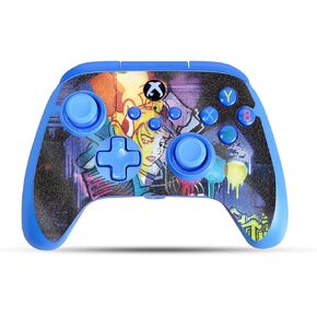 Glossy Glitter Gaming Skin Compatible with PowerA Xbox Series X|S Enhanced Wired Controller - Midnight Mischief - Premium 3M Vinyl Protective Wrap Decal Cover | Crafted in The USA by MightySkins