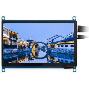Waveshare 7inch HDMI LCD (H) 1024x600 IPS Capacitive Touch Screen LCD Display HDMI Module for Raspberry Pi, Jetson Nano, BB Black, Banana Pi, Microsoft XBOX360 and Nintendo Switch