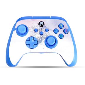 Glossy Glitter Gaming Skin متوافق مع Powera Xbox Series X | S وحدة تحكم سلكية محسنة - طريق طويل إلى Fuji - Premium 3M Vinyl Wrap Defal Cover | مصنوع في الولايات المتحدة الأمريكية من قبل Mayyskins