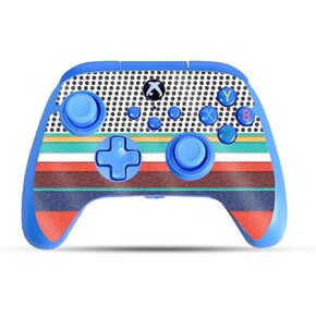Glossy Glitter Gaming Skin Compatible with PowerA Xbox Series X|S Enhanced Wired Controller Premium 3M Vinyl Protective Wrap Decal Cover | Crafted in The USA by MightySkins