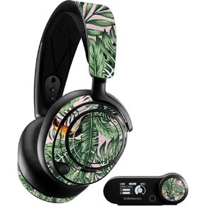 MightySkins Glossy Glitter Skin Compatible With SteelSeries Arctis Nova Pro - Hidden Toucan | Protective, Durable High-Gloss Glitter Finish | Easy to Apply, Remove, and Change Styles | Made in The USA