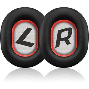 Replacement Ear Pads for Plantronics BackBeat Pro 2, Voyager 8200 UC Headphones, Ear Cushions, Headset Earpads, Ear Cups Cover with Soft Protein Leather (Black)