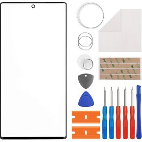 Duotipa Front Glass Screen Replacement Compatible with Samsung Galaxy Note10+ Note 10 Plus 6.8 inch,Front Outer Lens Glass Screen for SM-N975F SM-N975U with Tools-No LCD Screen and Touch Digitizer