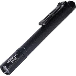 ACEBEAM PT20 2 AAA EDC Flashlight Rechargeable, 500 High Lumens Pen Flashlight with Clip, Compact Pocket Mini LED Flash Light, Super Bright Small Pen Light for Camping, Home, Work(Aluminum Material)