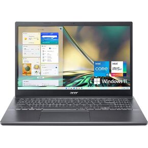 acer Aspire 5 15 Personal Laptop, 2024, 15.6" 1920 x 1080, Intel-8 Core i5-12450H, 16GB DDR4, 512GB SSD, Win11 Pro, Wi-Fi 6, BT 5.1, Thunderbolt 4, 720p HD Camera, Steel Gray