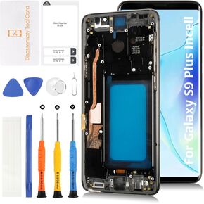 InCell S9 Plus Display Screen Replacement (No Fingerprint Function) for Samsung Galaxy S9 Plus with Frame G965F G965W G965U LCD Screen Touch Digitizer Assembly