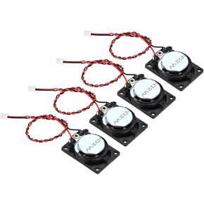 uxcell 4 Pcs 2W 8 Ohm Small Speakers Metal Shell Square Internal Micro Magnet Speaker with 120mm Terminal Wire for Mini Speakers DVD EVD Multimedia Mobile Portable Advertising Machine