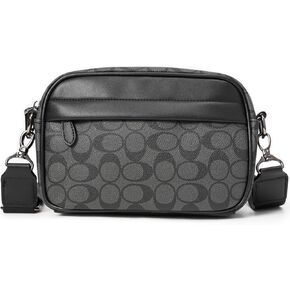 Men's Small Shoulder Bag,Multi Pocket Cross Body Bag,Messenger Bag,Durable Wear-resistant and Waterproof for Work and Travel.