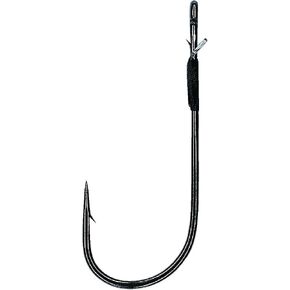 Hayabusa FPP Straight Shank Worm Hook with Monofilament Bait Keeper - 3/0 4pk