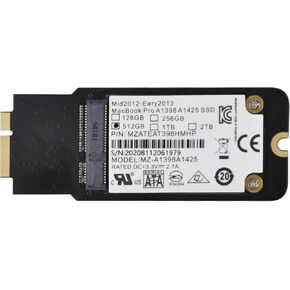 512GB SSD Toolkit, Designed for MacBook Pro Retina A1425 A1398 (Late 2012 to Early 2013 Models), Compatible with EMC 2557, 2672, 2512, 2673, Includes a Mac Solid State Drive (512GB).