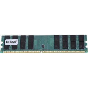 DDR2 4GB RAM, DDR2 4GB 667Mhz Lossless Memory Module,240Pin Large Capacity RAM DDR2 Designed for AMD,Supports Plug and Play,No Driver Required