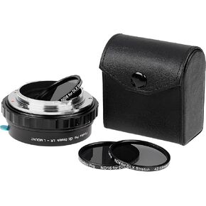 Fotodiox DLX Stretch Lens Adapter - Compatible with Leica R Lens to L-Mount Alliance Mirrorless Cameras with Macro Focusing Helicoid and Magnetic Drop-in Filters