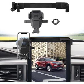 حامل هاتف السيارة لعام 2020-2025 Ford Explorer Accessories ، HOUND EXPLORER APPLORE MOUNT لشاشة 10.1 بوصة ، حامل هاتفي مستقر خالي من اليدين in Kuwait