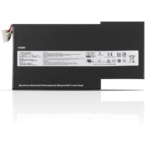 BTY-M6J BTY-U6J Laptop Battery Replacement for MSI GS63 GS63VR GS73 GS73VR 6RF-001US BP-16K1-31 6RF-013CN 7RG-035CN 7RF-284CN Series(11.4V 64.98Wh 5700mAh)