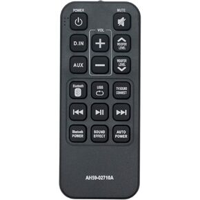 AH59-02710A Sound Bar Replacement Remote Control Applicable for Samsung Soundbar HW-JM25 HW-J250 HW-JM25/ZA HW-J250/ZA HWJM25 HWJ250 HWJM25/ZA HWJ250/ZA