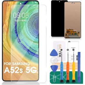 Original for Samsung Galaxy A52S 5G Screen Replacement for Galaxy A52S 5G LCD for Samsung A52S 5G Display for SM-A528B SM-A528B/DS Digitizer Touch Screen Assembly Repair Part