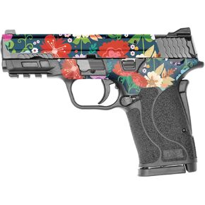 MightySkins Skin Compatible with Smith & Wesson M&P 9mm Shield EZ M2.0 - Cartoon Bloom | Protective, Durable, and Unique Vinyl Decal wrap Cover | Easy to Apply | Made in The USA