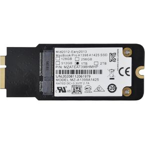 1TB SSD Toolkit, Designed for MacBook Pro Retina A1425 A1398 (Late 2012 to Early 2013 Models), Compatible with EMC 2557, 2672, 2512, 2673, Includes a Mac Solid State Drive (1TB).