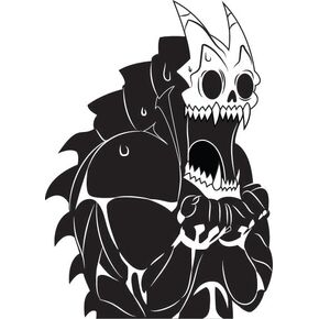 Kaiju No 8 Kafka فوجئت جمجمة Monster Vinyl Scener Sticker Car Car Decoration 8 "In