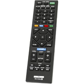 New RM-YD092 Remote Control Replacement for Sony Bravia LCD TV KDL-46R450A KDL-40R471A KDL-40R450A KDL-32R300C KDL-40R350D KDL-32R330B KDL-40R380B KDL-32R300B KDL-40R350B KDL-24R400A KDL-32R400A