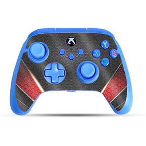 Glossy Glitter Gaming Skin Compatible with PowerA Xbox Series X|S Enhanced Wired Controller - Hex Rays - Premium 3M Vinyl Protective Wrap Decal Cover | Crafted in The USA by MightySkins