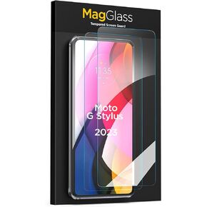 magglass 2-Pack for Moto G Stylus 2023 Screen Protector, Full-Coverage Bubble Resistant Tempered Glass (Ultra High Clarity)