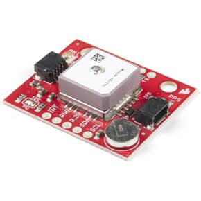 SparkFun GPS Breakout - XA1110 (Qwiic) - Small I2C-supported board Easy hookup Includes XA1110 (Titan X1) GPS module Supports GPS GLONASS QZSS SBAS+ 210 PRN/99 search/33 simultaneous tracking channels