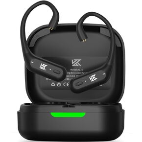 KZ XZ10 True Wireless Earhook Adapter for in-Ear Monitor Headphones, Bluetooth 5.3 Supports aptX Adaptive Codec, 72H Long Battery Life with Charging Case, & One Click Control