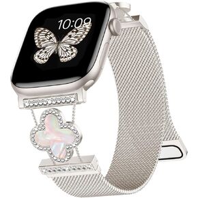 Magnetic Band Compatible for Apple Watch Bands for Women iWatch Series 10 9 8 7 6 5 4 3 Ultra SE 2 1, Stainless Steel Mesh Wristband Metal Strap for Apple Watch 38mm 40mm 41mm 42mm 44mm 45mm 46mm 49mm