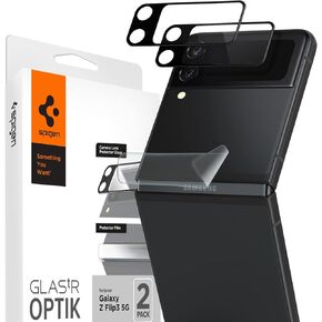 Spigen Camera Lens Screen Protector [GlasTR Optik] Tempered Glass designed for Galaxy Z Flip 3 5G [2 Pack]