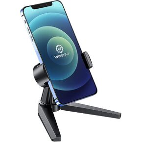 WixGear Phone Holder for Desk, Premium Adjustable Phone Stand for Desk, Home Office Accessories, Desktop Phone Holder Mount for iPhone and all Smartphones
