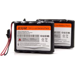 (2-Pack) 18V 2700mAh Lithium Battery Pack Replacement for Exogen 4000+ and 2000+ Bone Healing System, fit for 81001906 81025147 91025147 Batteries