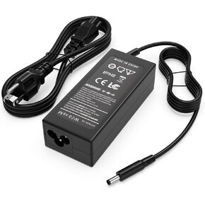 65W AC Adapter Fit for Dell Vostro 3520 3420 5630 5620 5625 5635 5401 5402 5415 5490 5501 5502 5515 5581 5590 Business Laptop 19.5V 3.34A AC Rugged Adapter 4.5mm Barrel Charger Power Supply Cord