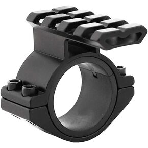 Scope Barrel Clamp Mount 25.4mm & 30mm Ring Adapter with Weaver Picatinny Rail