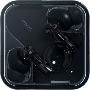 Nothing Ear Wireless Earbuds with ChatGPT Integration, Smart ANC, Hi-Res Audio with LDAC & LHDC, 11mm Dynamic Bass Boost, 40.5H Playtime, 6 Mics for Calls Wireless , Wireless Charging Black (Renewed)