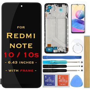 Screen Replacement LCD Display Touch Digitizer Assembly for Xiaomi Redmi Note 10 4G / Redmi Note 10s M2101K7AI M2101K7AG 6.43"（Not for 5G