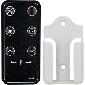 Replacement Remote Control for Covenant Electric Fireplace W914-18D W914-26D W914-30D W914-36D W914-40D W914-48D W914-18FT W914-26FT W914-30FT W914-36FT W914-40FT W914-48FT,with Wall Mounting Bracket