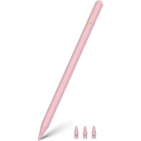 Pencil for Apple iPad 10th Generation, 15Mins Fast Charge for Apple Pencil, Tilt Sensitivity & Palm Rejection for iPad Pencil, Drawing Stylus Pen for iPad 2018-2024, Good to Note-Taking Work Study
