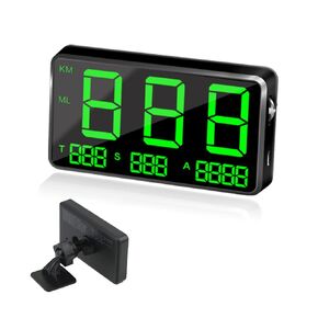 HUD Original Universal GPS Head Up Display Speedometer Odometer Car Digital Speed Display MPH Over Speed Alarm Car Clock for All Vehicles C60S/C80/C90
