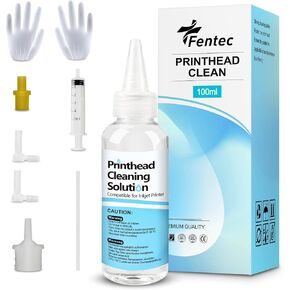 Printer Cleaning Kit, Print Head Cleaning Kit for Epson Printers, Printhead Cleaning Kit for HP, Printer Head Cleaning Kit for Canon, Printhead Cleaning Solution for Brother, Printhead Nozzle Cleaner