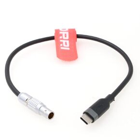 DRRI Ronin RS2 Stabilizer PD Powerbank to Nucleus M Follow Focus Motor 7-Pin to USB-C Power Cable