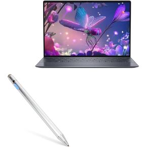BoxWave Stylus Pen Compatible with Dell XPS 13 Plus (9320) - AccuPoint Active Stylus, Electronic Stylus with Ultra Fine Tip - Metallic Silver